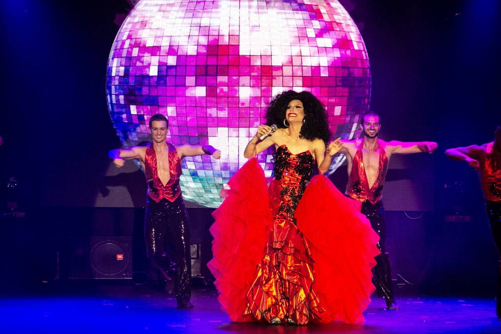 Les Divas is an all-male revue celebrating Cher and others. Picture: Supplied