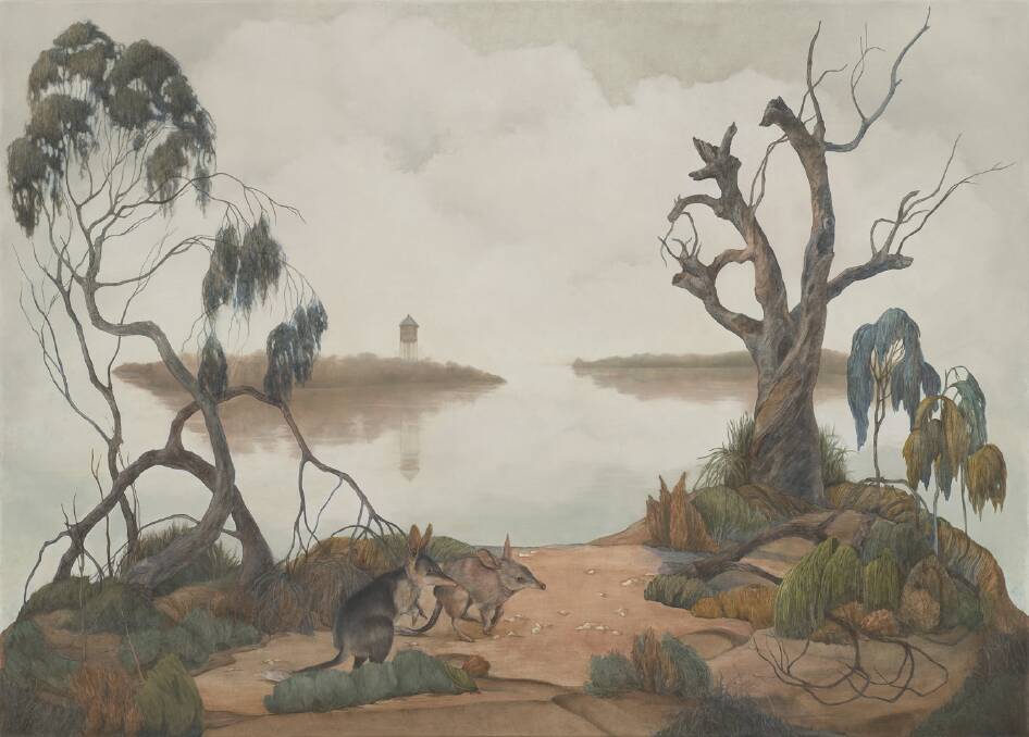 Nicola Dickson, Natural Histories - Wentworth boundary tree, Murray River. Picture: Supplied