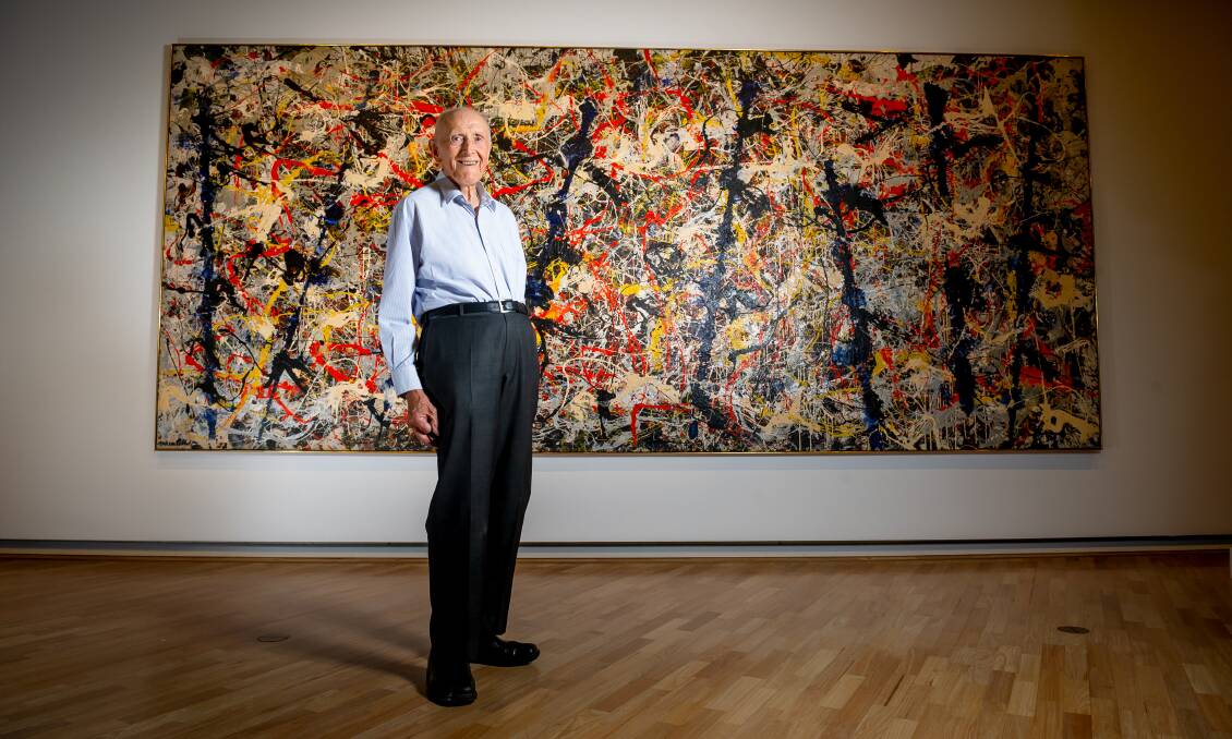 Ted Crossing negotiated the sale of Jackson Pollock's Number 11, 1952 (Blue Poles). Picture: Elesa Kurtz 