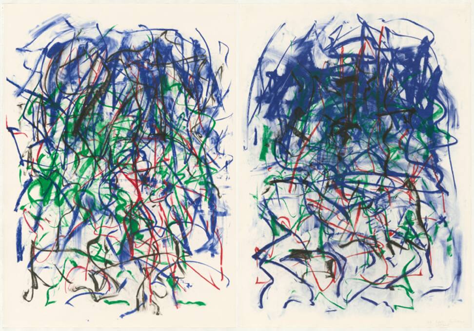 Joan Mitchell, Sunflowers II, 1992 from the Sunflowers series, 1992. National Gallery of Australia, Canberra. Picture: Supplied
