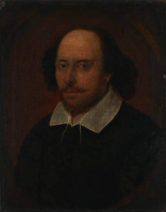 Shakespeare, c. 1600-1610 by John Taylor will be in the National Portrait Gallery's exhibition. Picture: Supplied