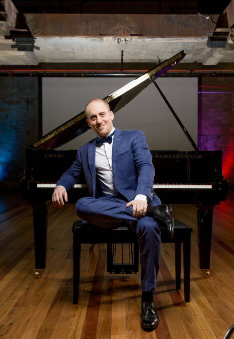 Pianist Simon Tedeschi will perform jazz standards. Picture: Supplied