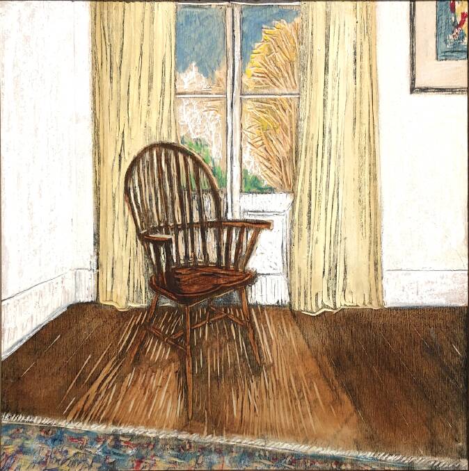 'Braidwood interior' has echos of van Gogh's 'Chair' (1888). 