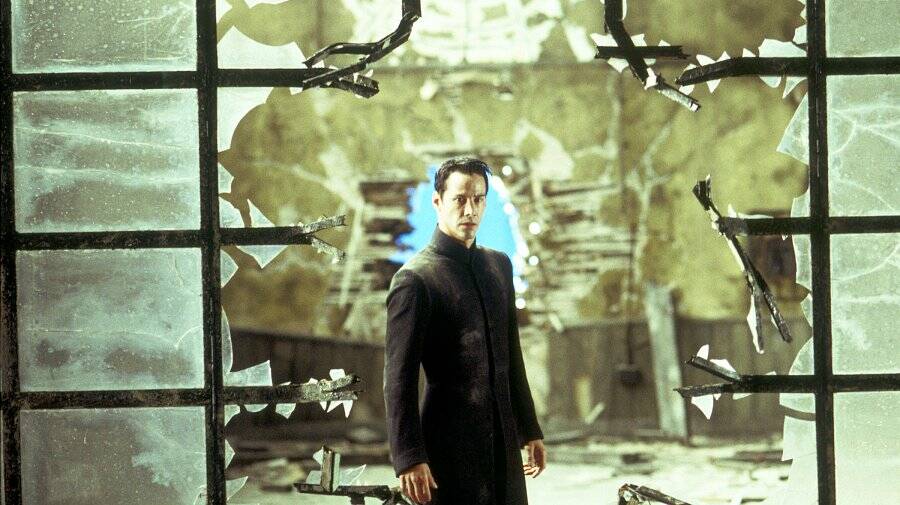 Keanu Reeves in The Matrix Revolutions (2003). Picture supplied
