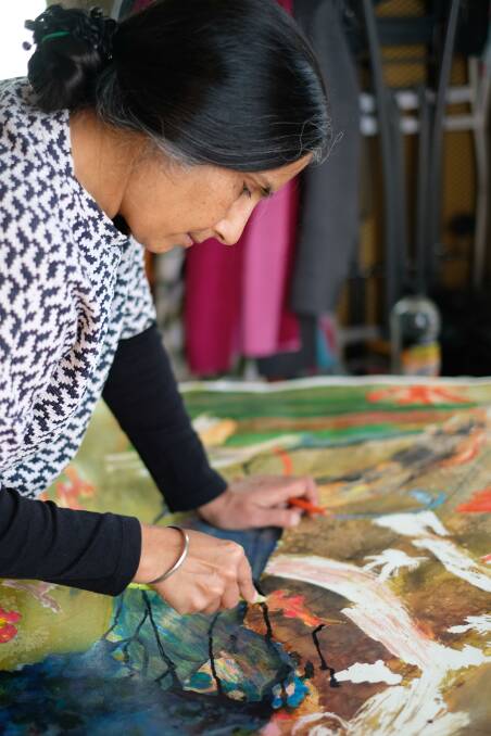 Artist Kiran Grewal will conduct mindful drawing workshops. Picture: Supplied