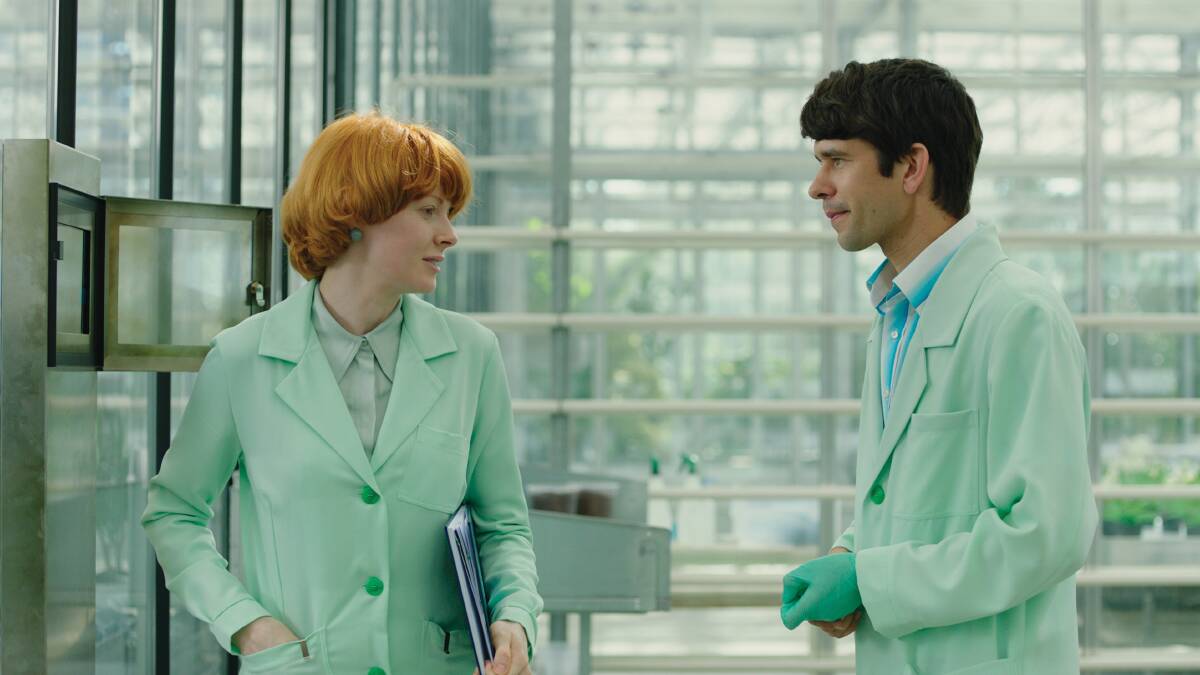 Emily Beecham left, and Ben Whishaw in Little Joe. Picture: Rialto