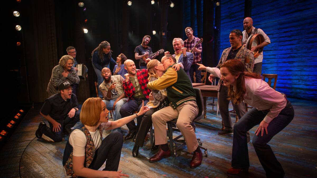 The Australian company of Come From Away. Picture by Jeff Busby