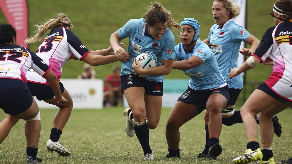 Grace Hamilton in action for NSW against the Brumbies. Picture: Karen Watson