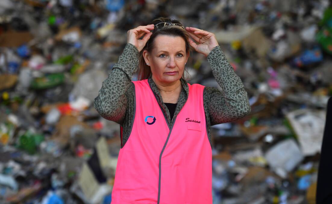 Environment Minister Sussan Ley at this week's announcement in Hume. Picture: AAP