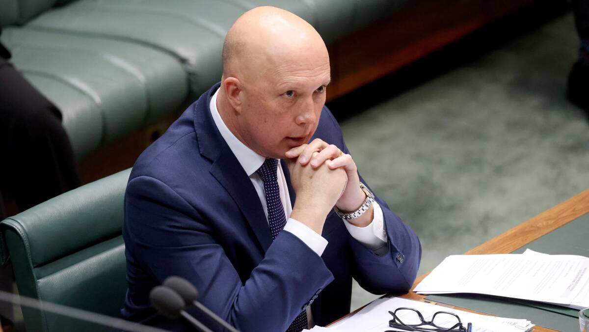 Federal Opposition Leader Peter Dutton has plenty to ponder after an inglorious six months in charge. Picture by James Croucher