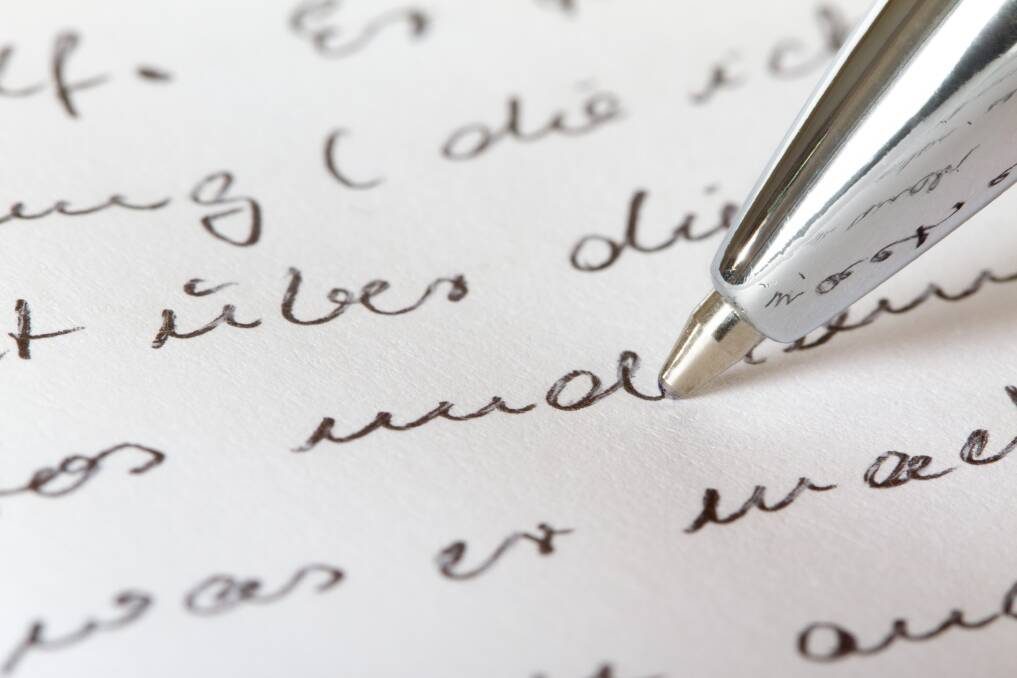 Modern-day handwriting ain't what it used to be. Picture: Shutterstock