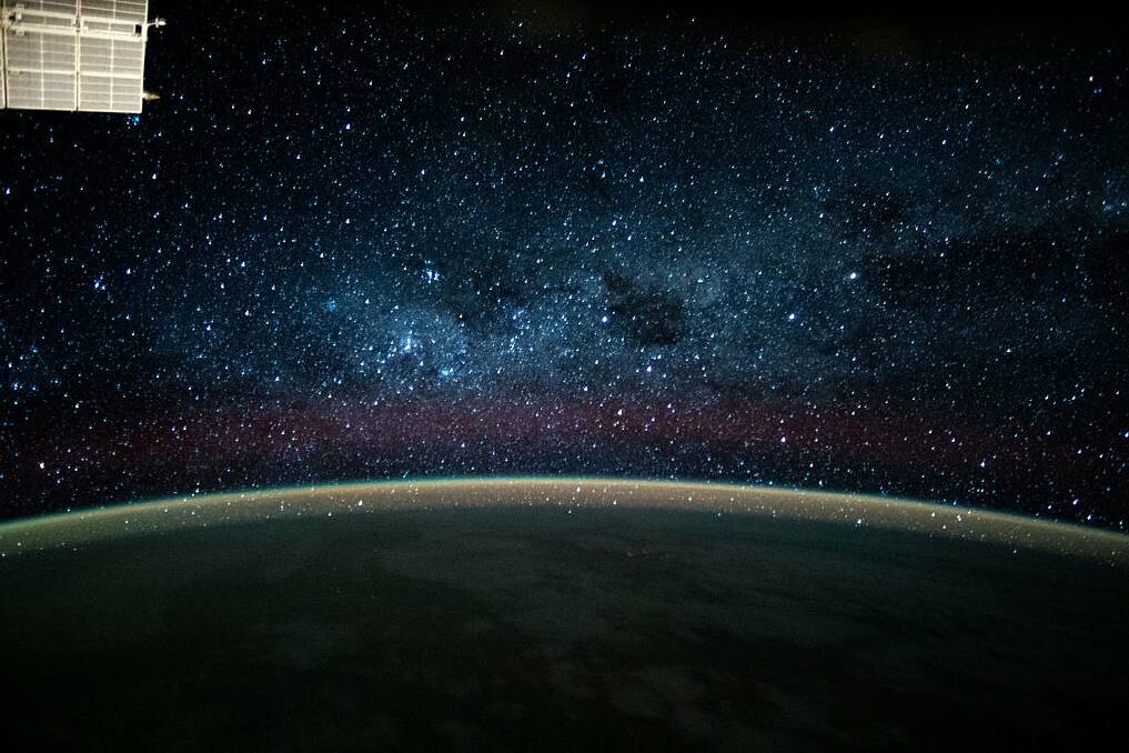 An atmospheric glow crowning Earth's horizon. Picture: NASA
