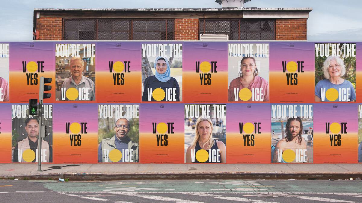 Posters from the "You're the Voice" campaign. Picture supplied