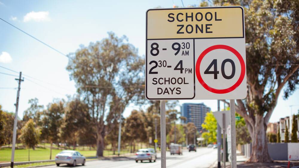 There are many ways to slow drivers near school zones. Picture Shutterstock
