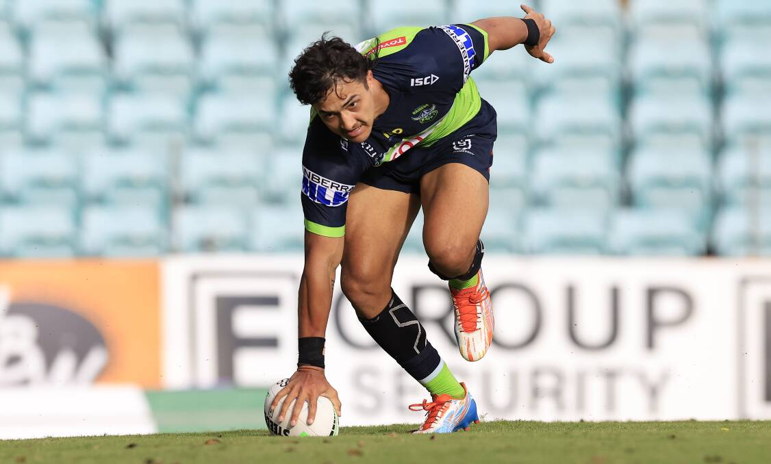 Xavier Savage has shown flashes of brilliance in his brief NRL cameos last season and in the 2022 trials. Picture: Getty Images