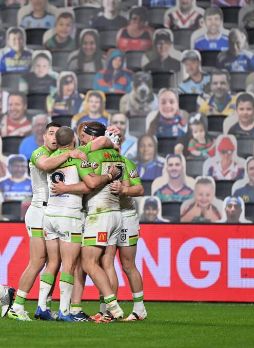 Cardboard cutouts and fake crowd noise ... it's not the same. Picture: NRL Imagery