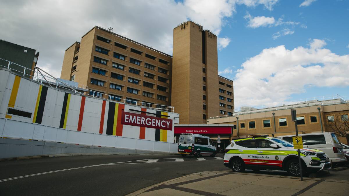 It's understood several senior staff at the Canberra Hospital have been stood down in recent months. Picture: Dion Georgopoulos