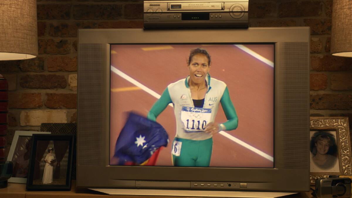 Cathy Freeman's 400m Olympic Games gold medal win from Sydney 2000 features in the campaign. Picture supplied
