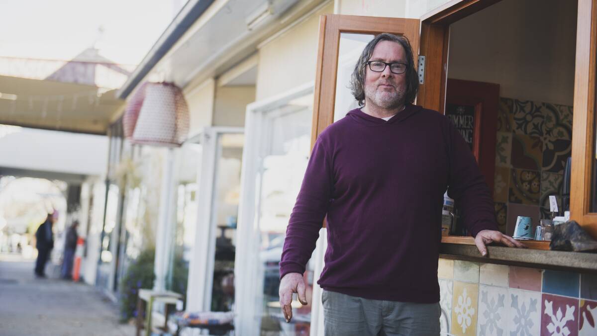 Braidwood resident and Cafe 134 owner James Gunderson. Picture: Dion Georgopoulos
