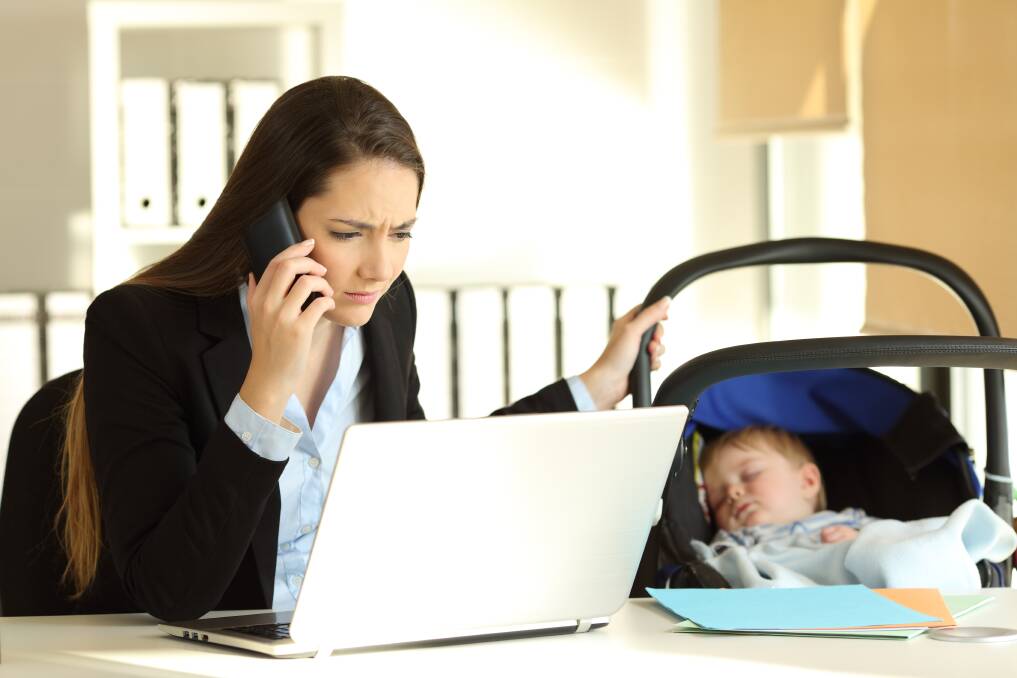 Things never stop for working mums. Picture: Shutterstock