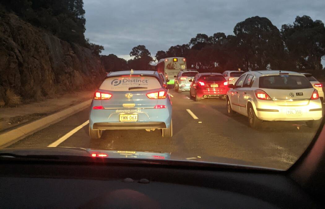 Motorists experienced significant delays. Picture: Megan Doherty