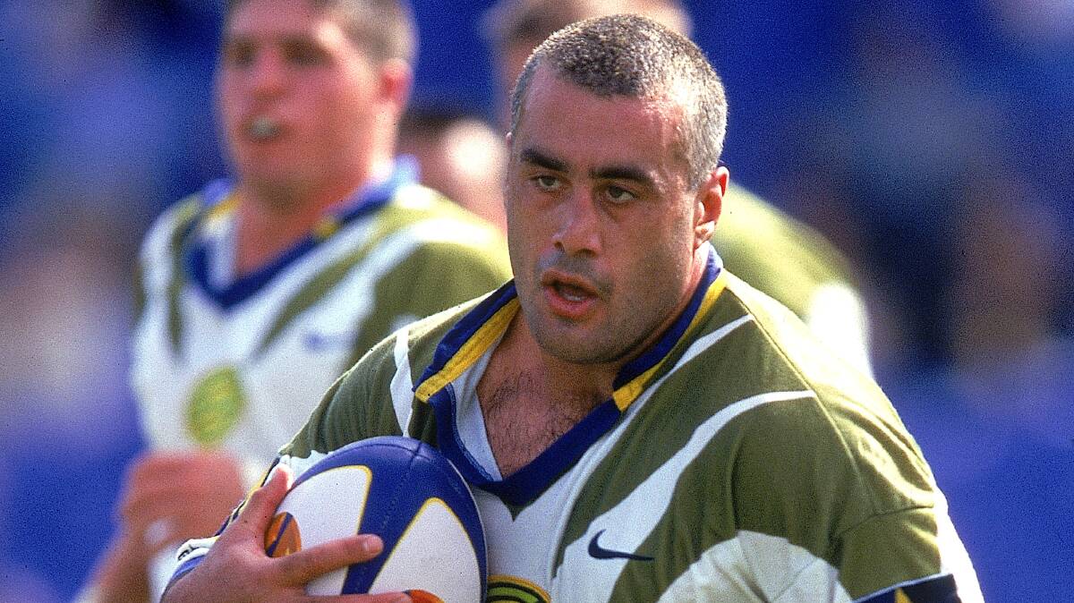 Quentin Pongia has been inducted in the Raiders' hall of fame. Picture: Getty Images