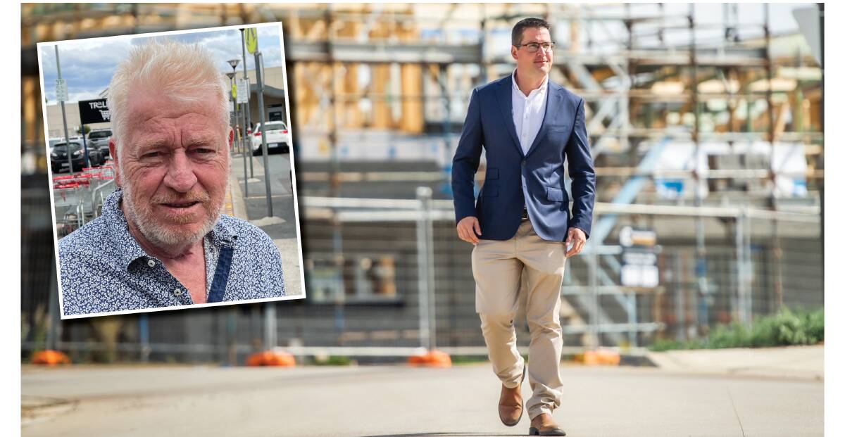 Dave O'Neill, inset, is not a fan of former ACT senator Zed Seselja, who is now trying to win a NSW Senate seat. Pictures by Karleen Minney, Steve Evans