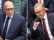 Opposition Leader Peter Dutton, left, and Prime Minister Anthony Albanese. Pictures by Sitthixay Ditthavong