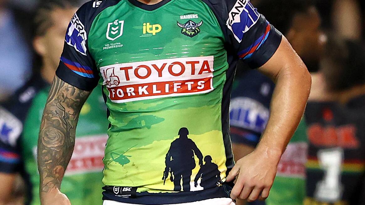 NRL: Canberra Raiders dragged into Anzac jersey controversy, The Canberra  Times