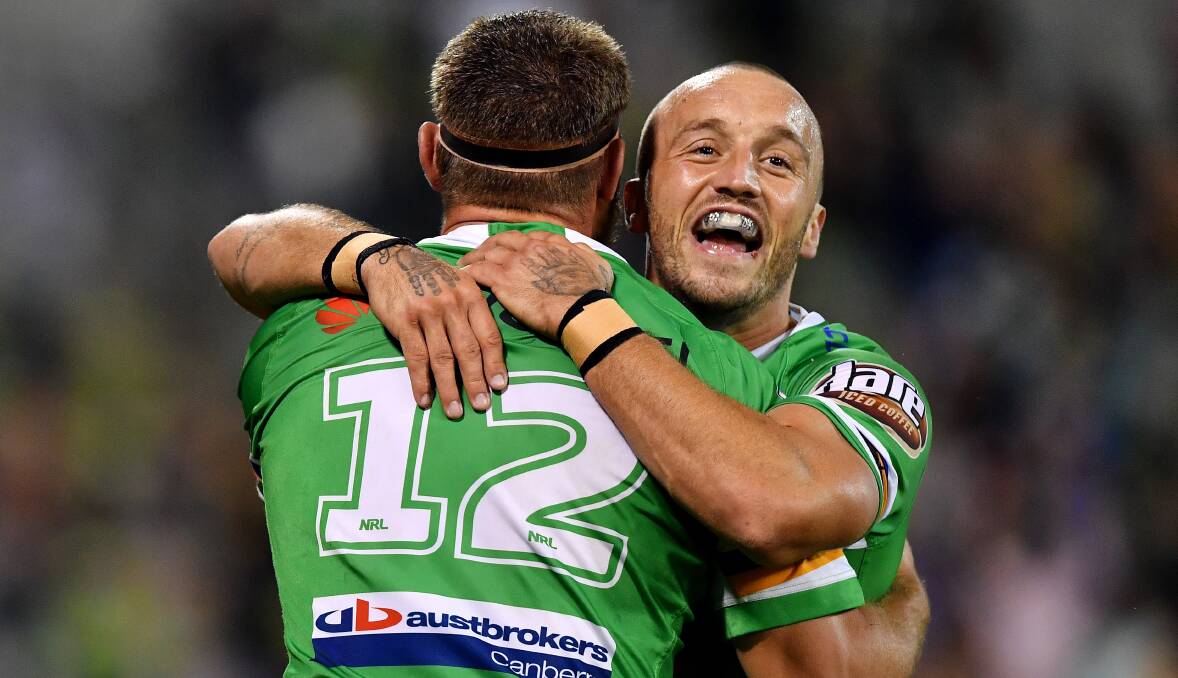 Josh Hodgson has been given the all clear to return from a broken thumb this weekend. Picture: NRL Imagery