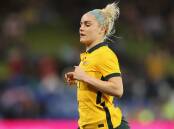 Former Canberra United star Ellie Carpenter will return to the capital next month when the Matildas host New Zealand. Picture: Getty Images