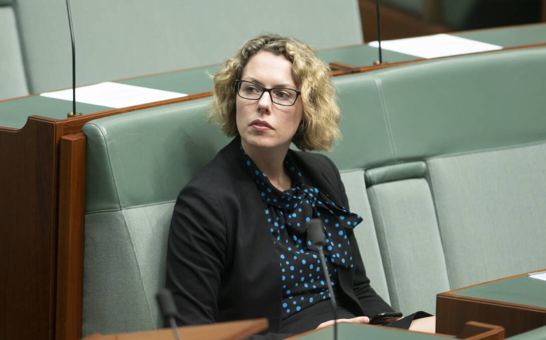 Canberra MP Alicia Payne in Parliament. Picture: Sitthixay Ditthavong 