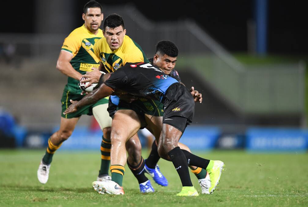 David Fifita did his future salary no harm on Friday in Fiji. Picture: NRL Imagery