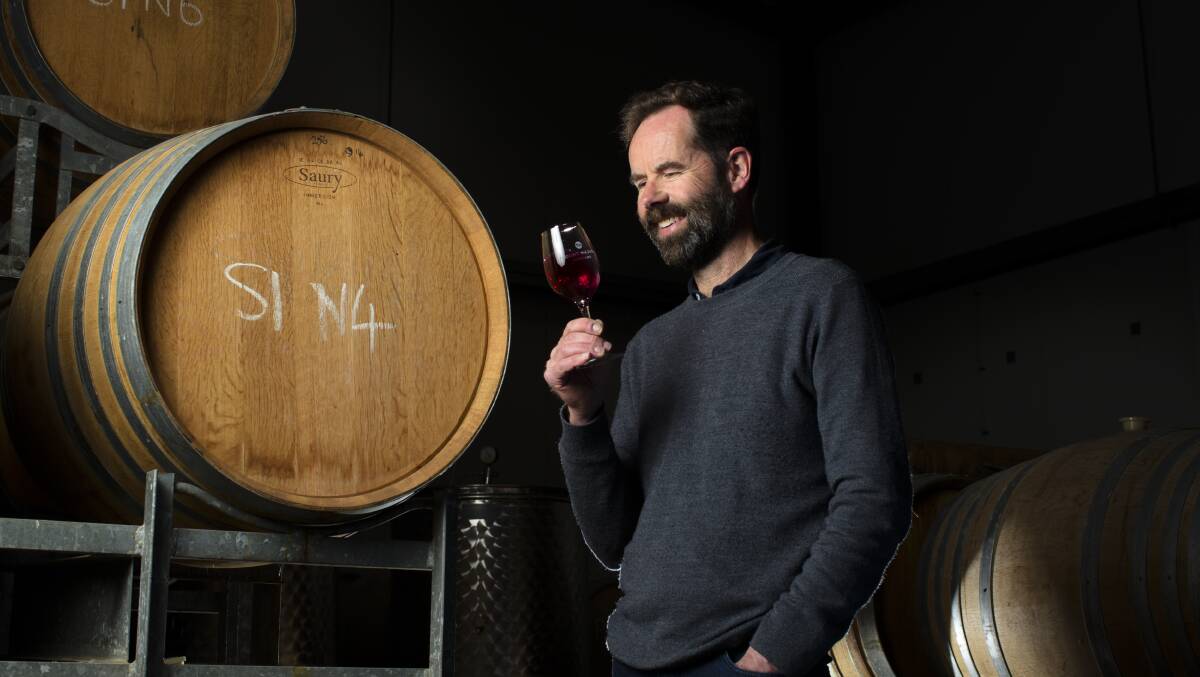 Mount Majura Vineyard's Frank van de Loo is one of the region's winemakers who has joined the industry push towards sustainable certification. Picture by Keegan Carroll