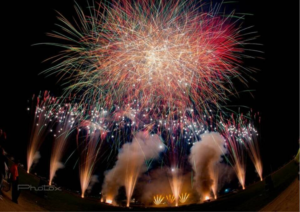 The Gunning Fireworks Festival, held every September and which attracts up to 10,000 people, will not be held in 2020. Picture: Fireworks Australia. 