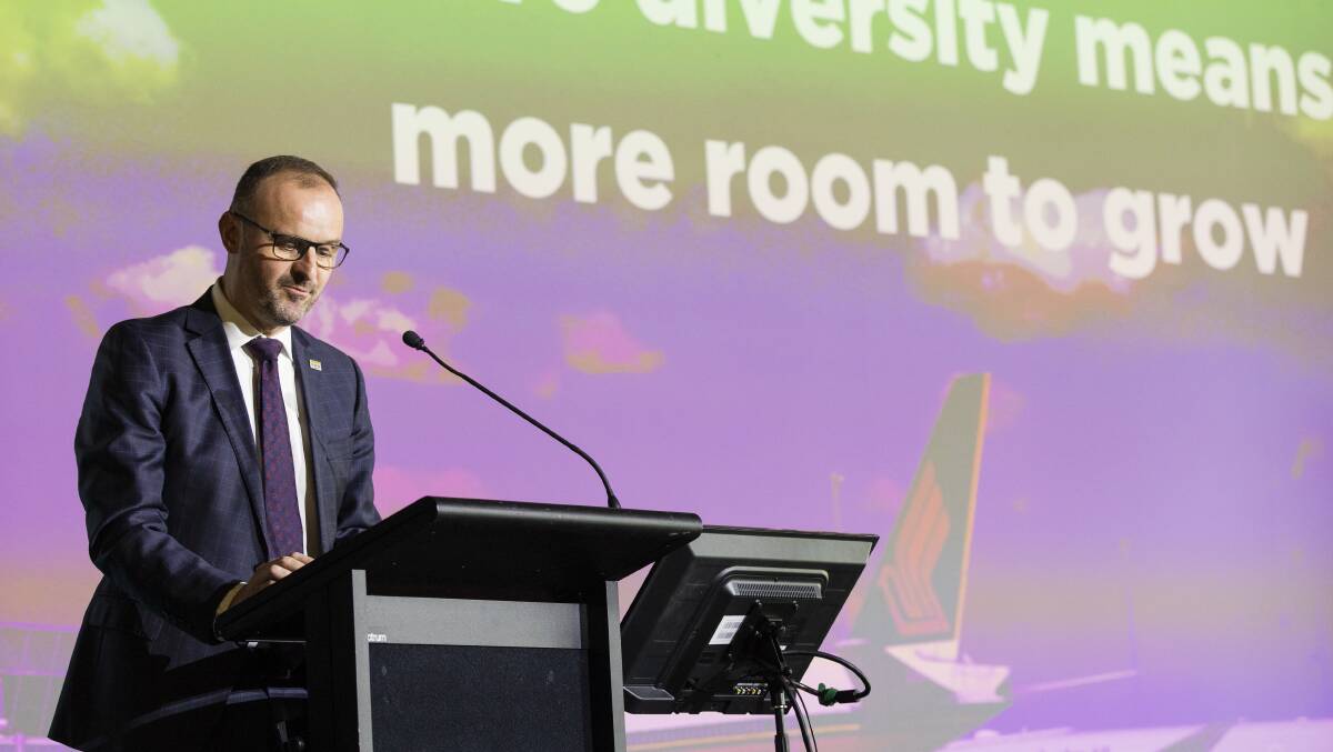 ACT Chief Minister Andrew Barr has outlined the ACT Governments plans for the Territory in 2019 and beyond. Picture: Jamila Toderas