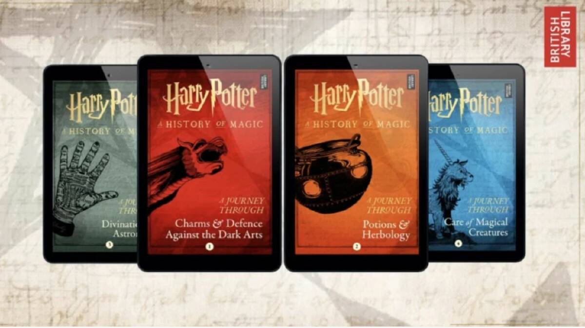 New Harry Potter books will show readers the 'real history of magic'. Picture: Pottermore and The British Library