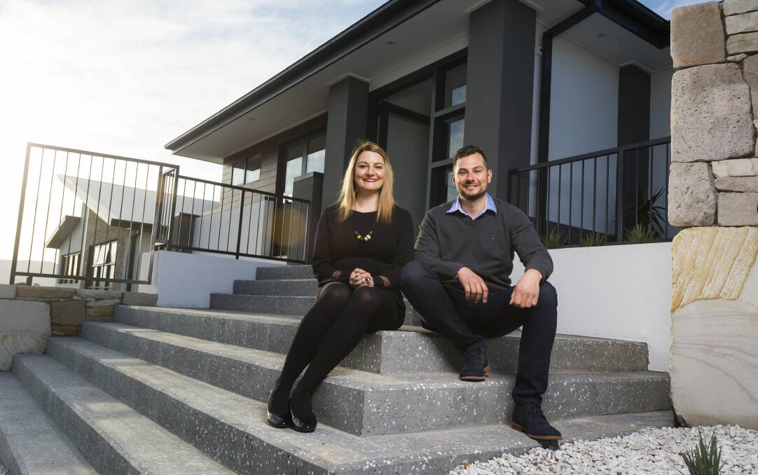Raize the Roof co-founders, siblings Lincoln and Danielle Dal Cortivo. The house has sold after a decade of work. Picture: Dion Georgopoulos