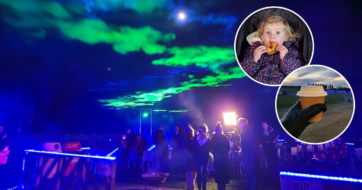 Centennial Vineyards Bowral hosts a Northern Lights illusion with Borealis In The Vines: review | The Canberra Times
