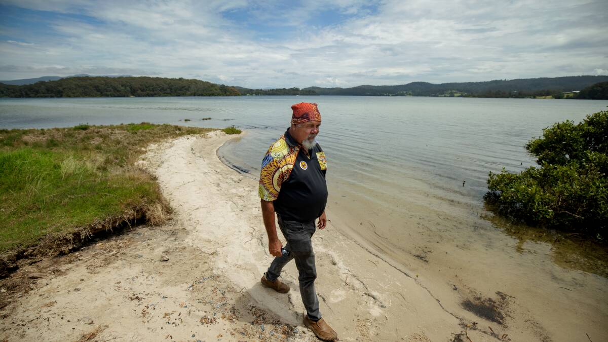 Wally Stewart, applicant for the far south coast native title claim, and advocate for the NSW Aboriginal Fishing Rights Group. Picture: Sitthixay Ditthavong