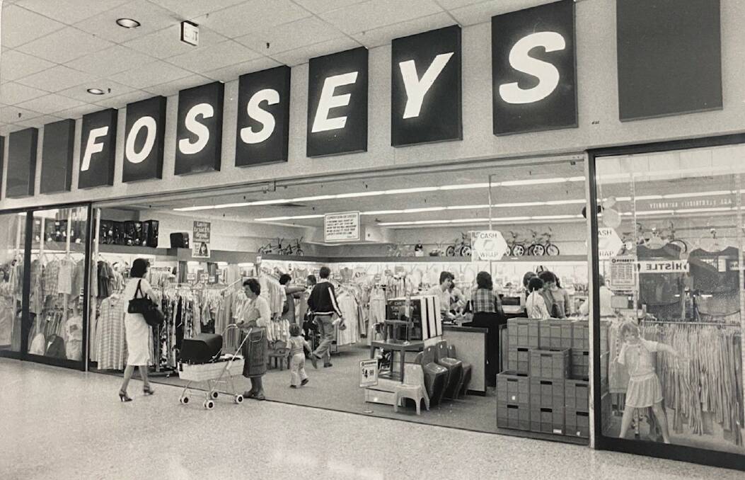 If you lived in Garran, there was a high chance you bought your slacks and trousers from this popular store in Woden Plaza. Photo: Canberra Times archive.
