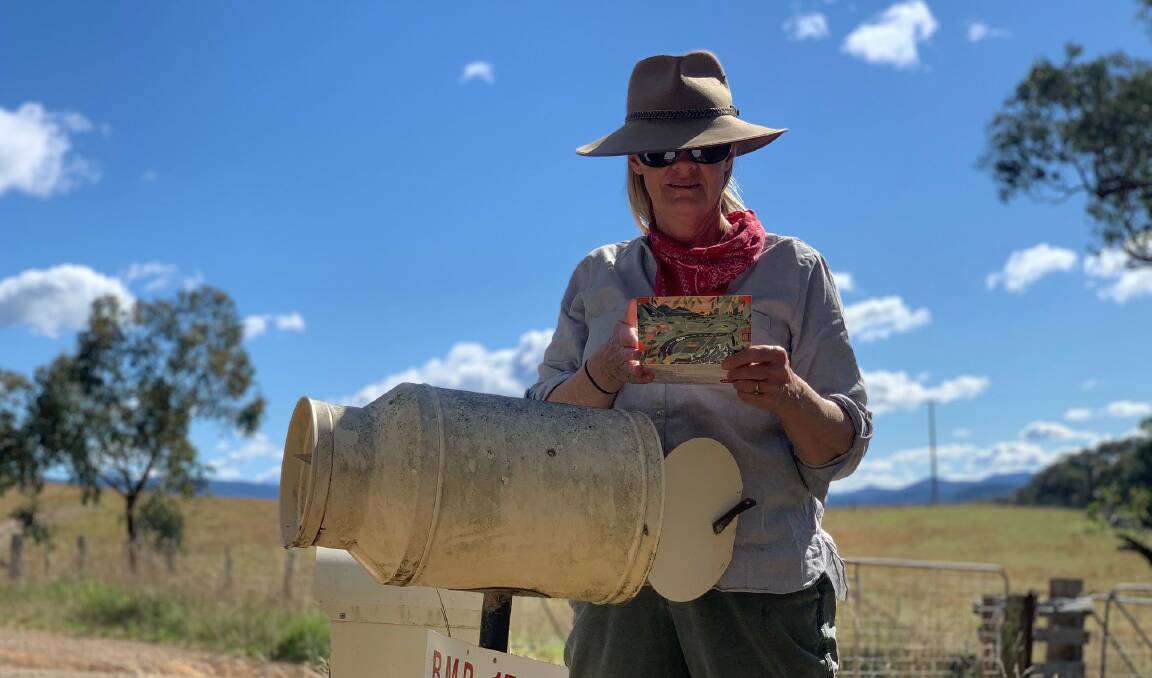 CONNECTIONS: Susie Watson from East Gippsland received a special delivery this month, thanks to Australia Post and Beyond Blue.