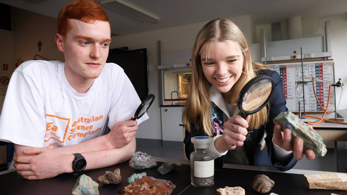 "It's not all about rocks," the students explain. Picture: James Croucher
