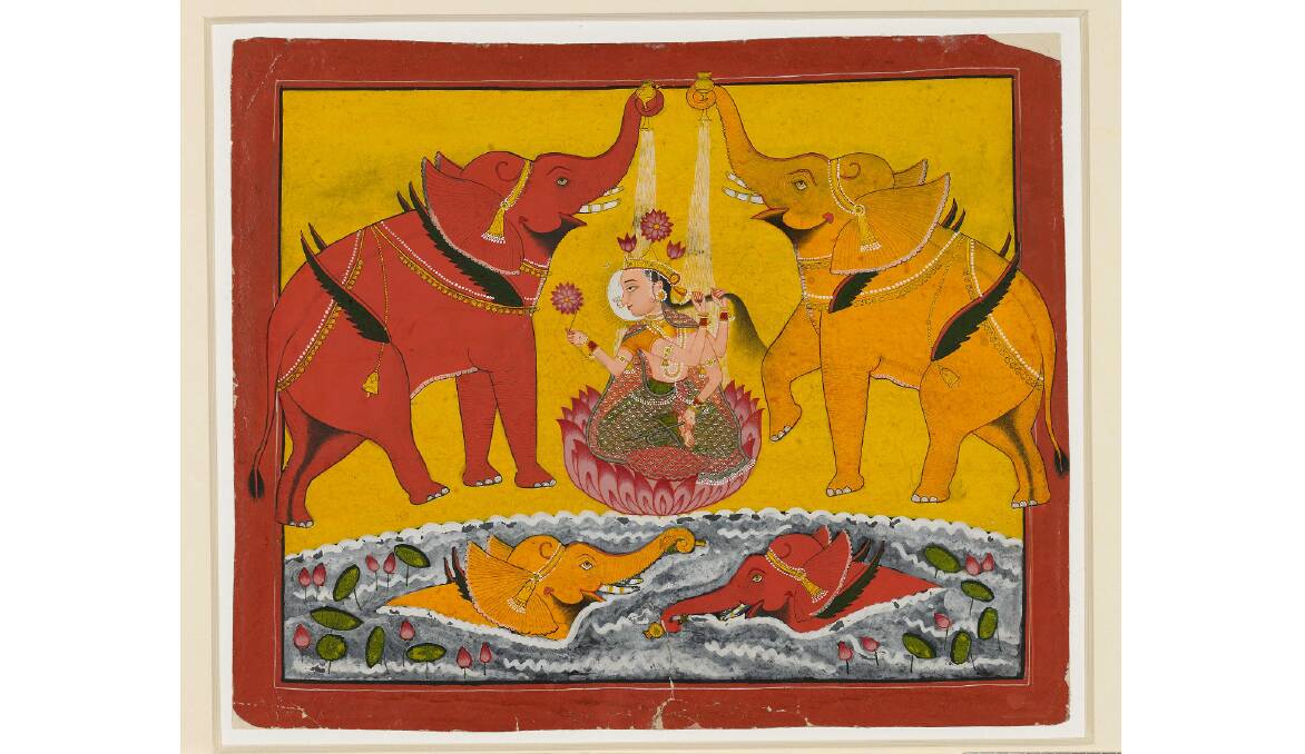 Gaja Lakshmi, Rajasthan, India, about 1780 CE.