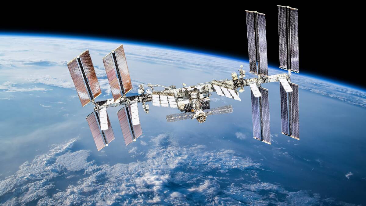 The International Space Station orbiting planet Earth. Picture: Shutterstock