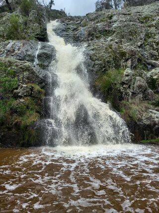 Little-known Lanyon Falls in Rob Roy Nature Reserve. Picture by Cary Johnson