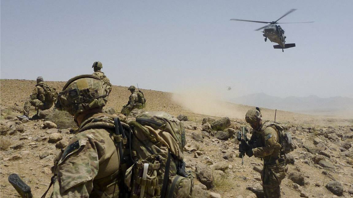 Australia's withdrawal from Afghanistan leaves unanswered the question of compensation for Afghan war crimes victims and protection for whistleblowers. Picture: Department of Defence