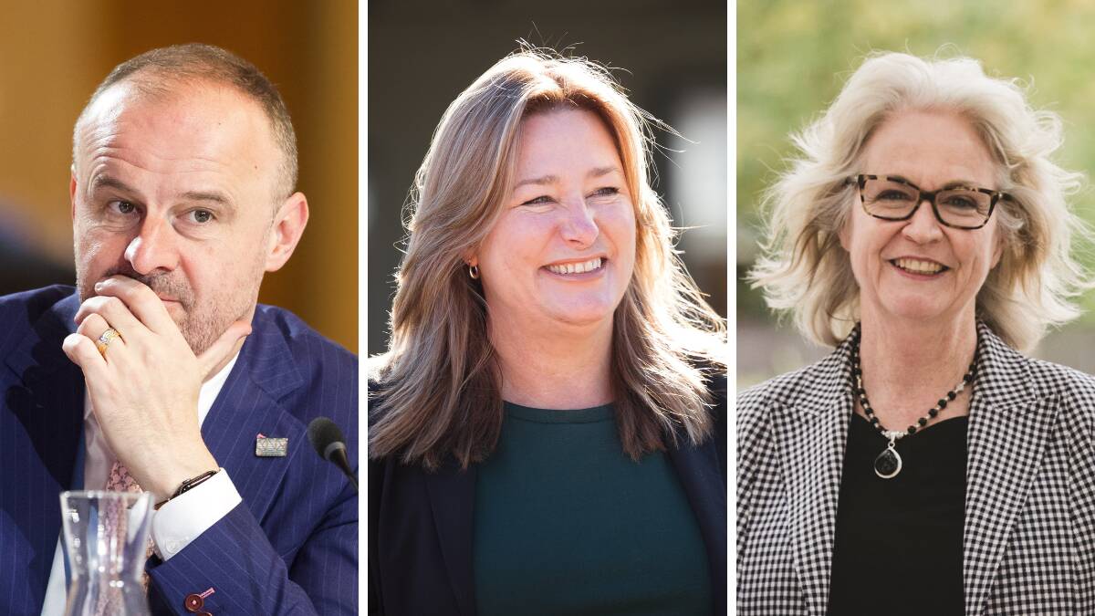 Chief Minister Andrew Barr, Deputy Chief Minister Yvette Berry and ACT public service head Kathy Leigh are among those to receive a 3.25% pay rise.