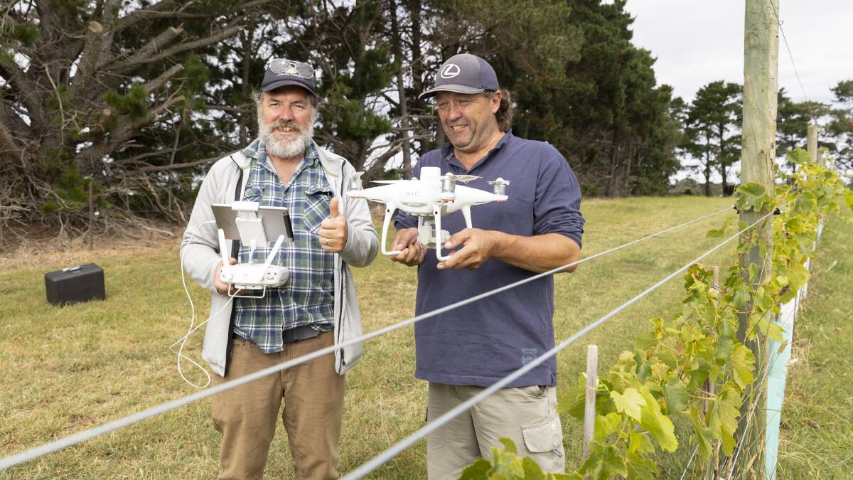 The winemakers have 'grape' expectations for the technology. Picture: Keegan Carroll