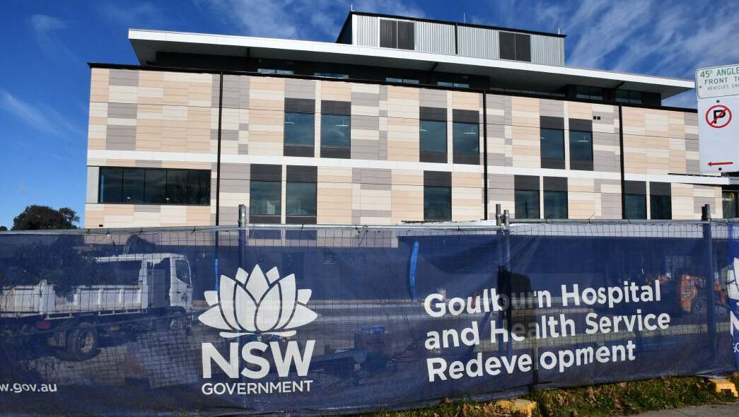 A worker at a Goulburn Hospital construction site tested positive on Tuesday. Picture: Hannah Neale